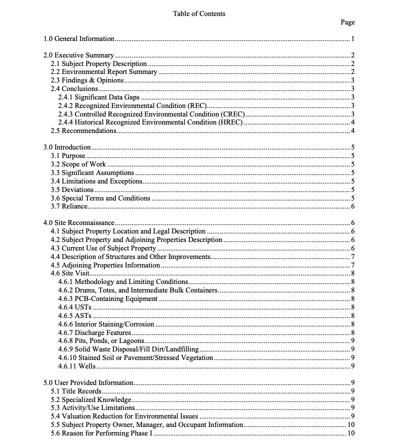 Report Structure - Certified Commercial Property Inspectors Association