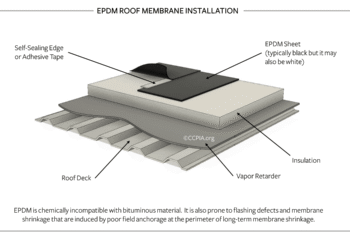 EPDM Membrane Installation