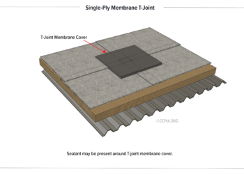 Single-Ply Membrane T-Joint