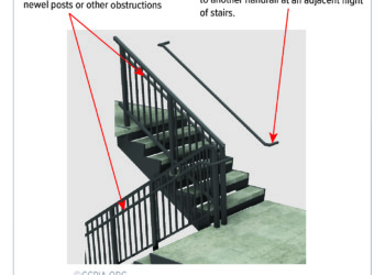 Stairway Handrail: Continuity